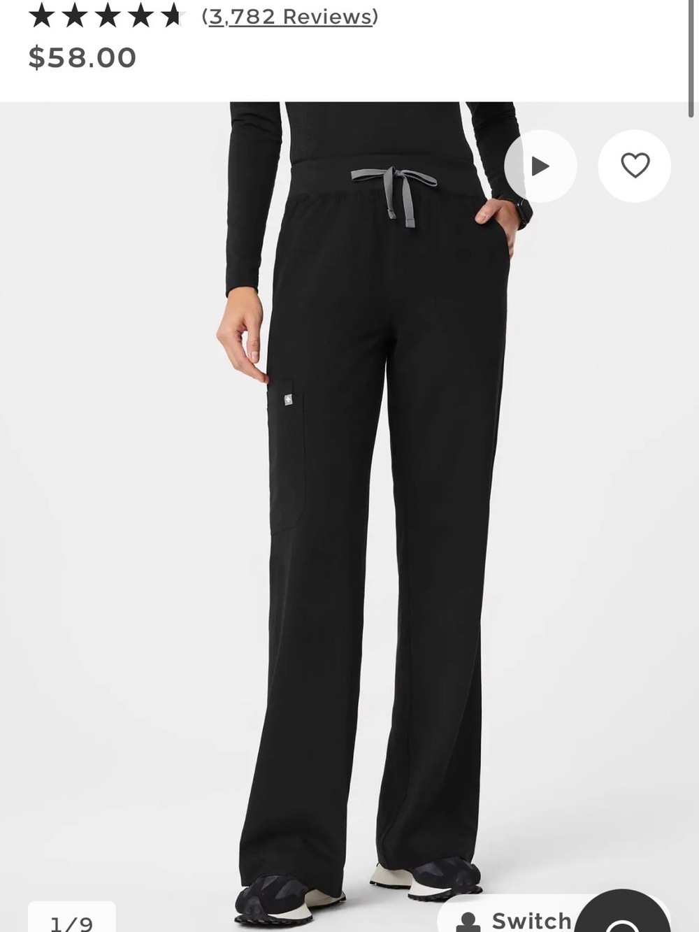 3 pair Figs-1 Wide leg/2 Jogger